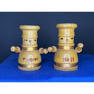 Vintage Wooden‎ Salt And Pepper Shaker People